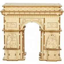 Дървен 3D пъзел Robo Time от 118 части - Триумфалната арка -1